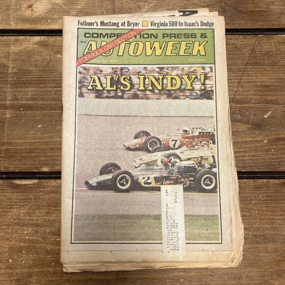Lot of 11 Car Race Competition Press & Autoweek Newspapers 1964-1972 - Picture 10 of 12